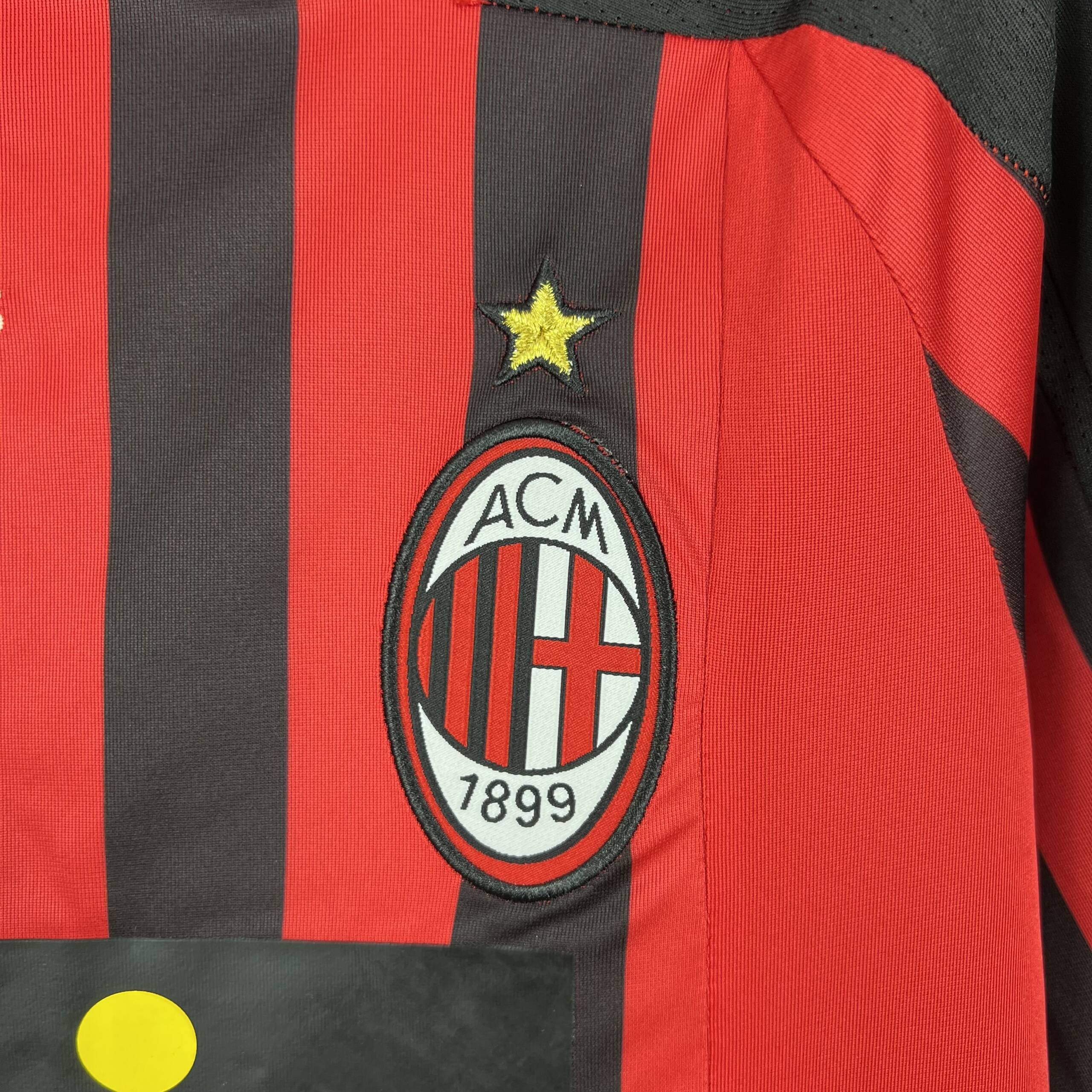Milan AC Maillot Rétro 0708 - Vue 2